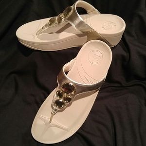 Fitflop Lunetta Silver Sandal